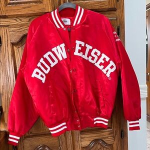 Budweiser Red and White Jacket